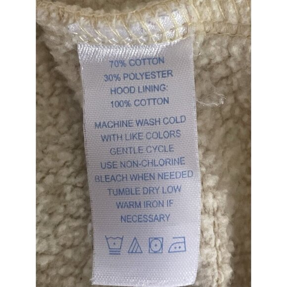 Lady Foot Locker Full Zip Pale Yellow Hoodie Sweatshirt Women's Small Full Zip - Picture 5 of 5